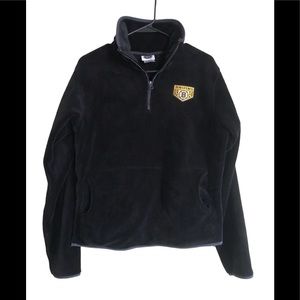 NHL Boston Bruins women’s fleece 1/4 zip pullover (L)